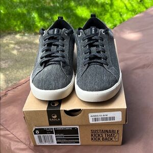 NEW Saola Cannon Canvas Women's Sneakers in Dark Grey